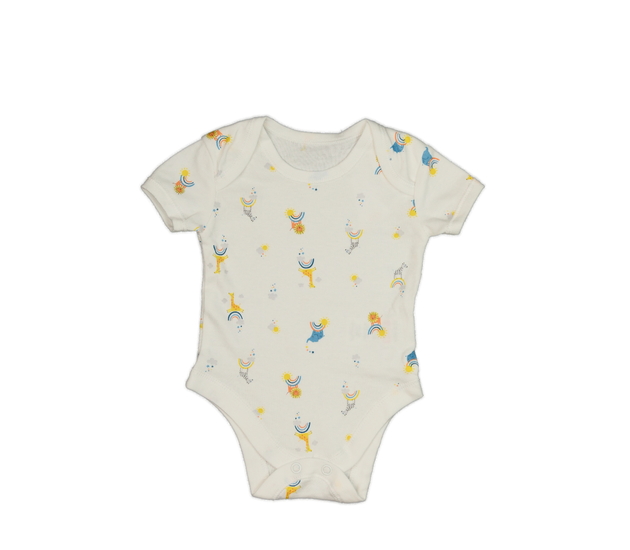 Bílé body se zvířátky 