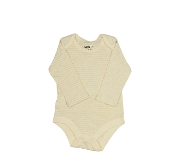 Krémové pruhované body Tu