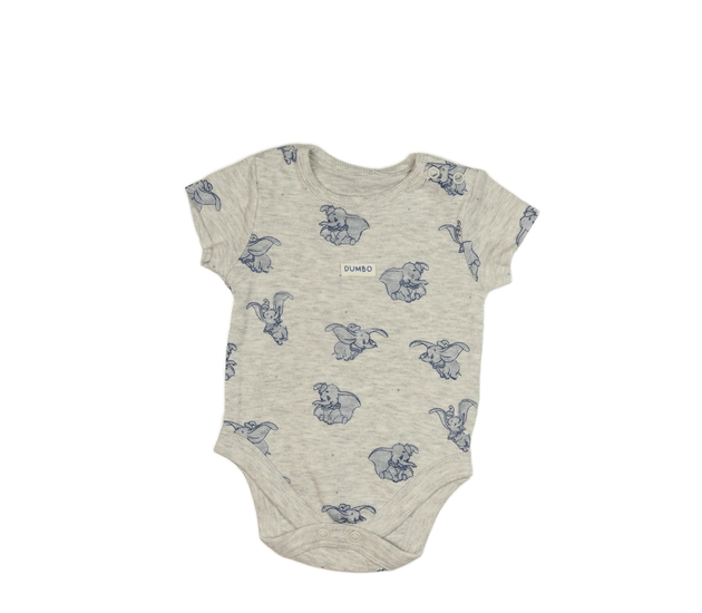 Šedé melírované body Dumbo Disney George