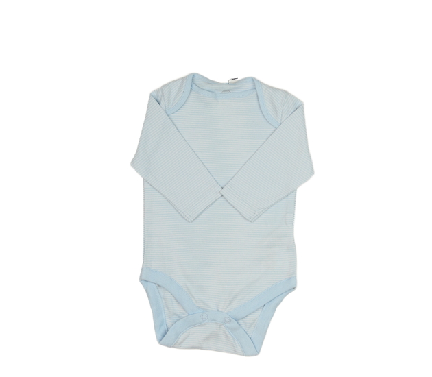 Modré pruhované body Next