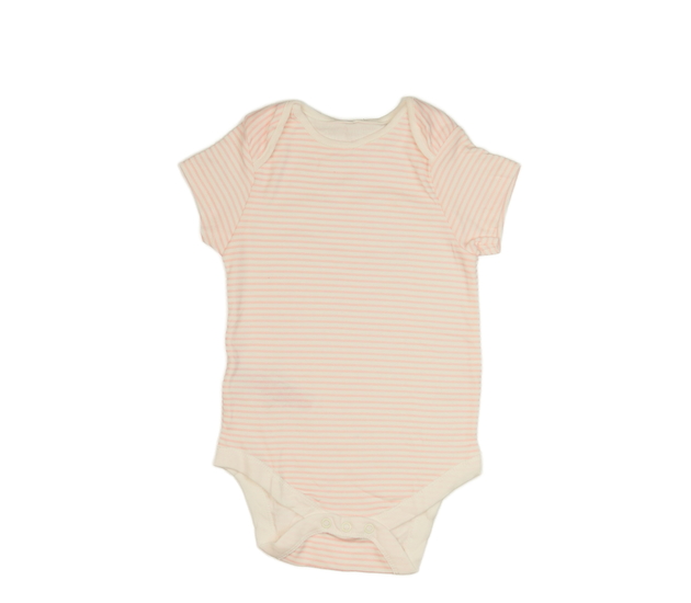 Bílo-růžové pruhované body Primark