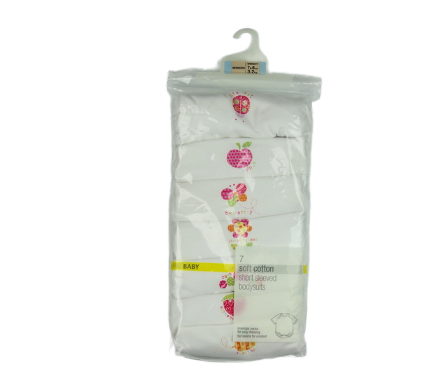 Nové body 7 ks krátký rukáv s obrázky M&S