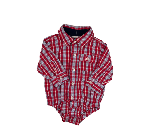 Kostkované košilové body 