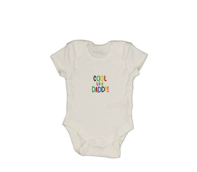 Bílé body s barevným nápisem Primark