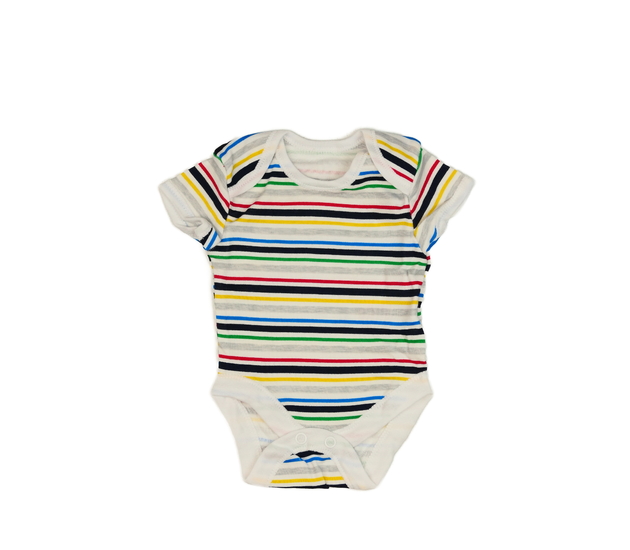 Bílé body s barevnými pruhy Primark