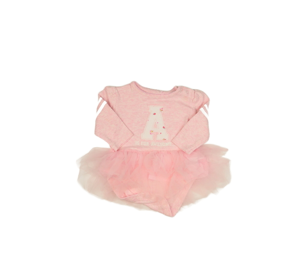 Růžové body se sukýnkou s písmenem A Next