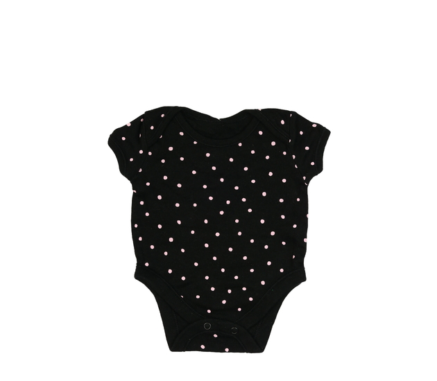 Černé body s růžovými kolečky George
