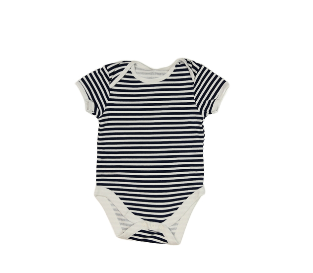 Bílo-modré pruhované body Primark