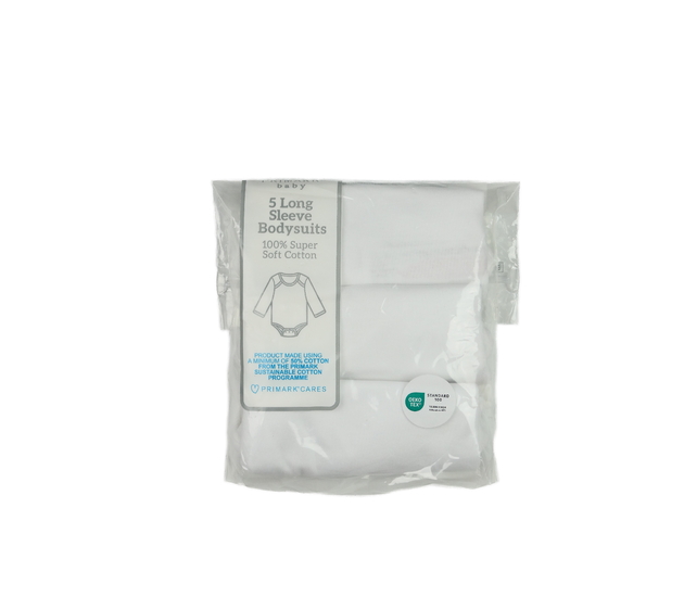 Nové bílé body dlouhý rukáv Primark