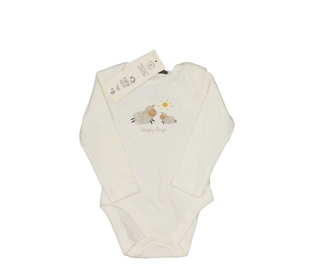 Nové bílé madeirové body s ovečkami F&F