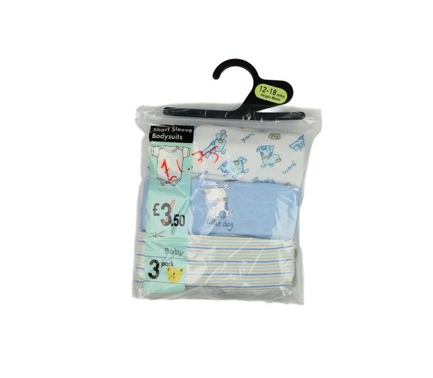 Nové body 3 ks krátký rukáv 