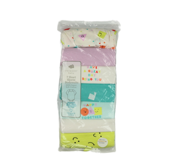 Nové body krátký rukáv 7 ks Primark 