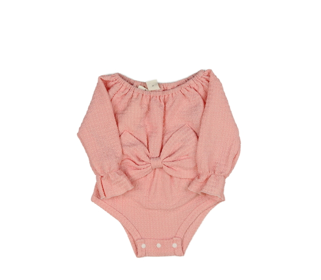 Nové růžové body s mašlí 