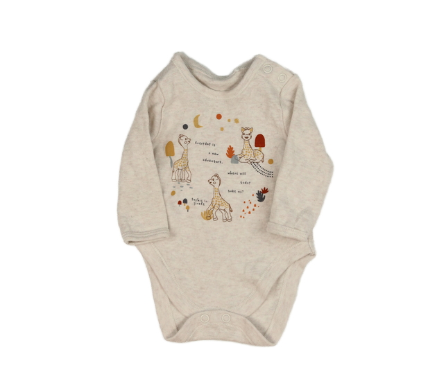 Hnědé melírované body se žirafami 