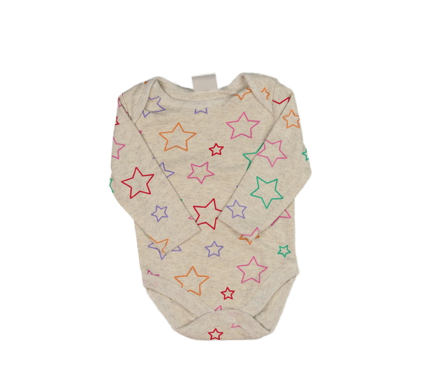 Hnědé body s hvězdami 