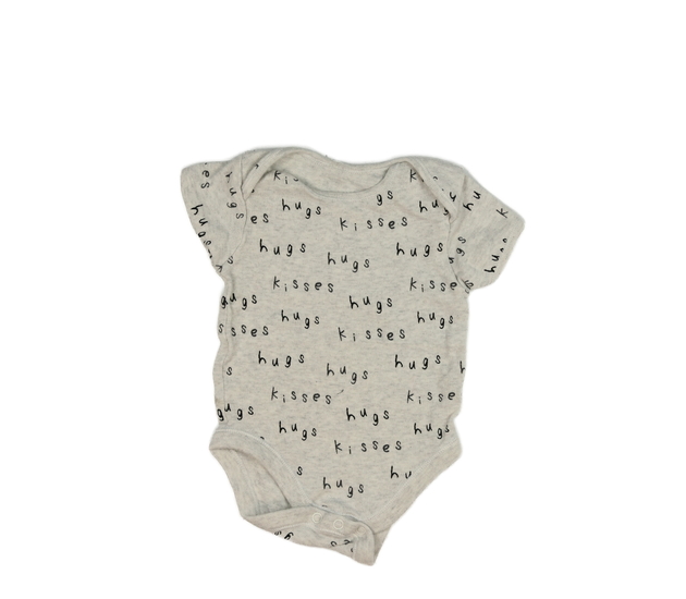 Šedé melírované body s nápisy George