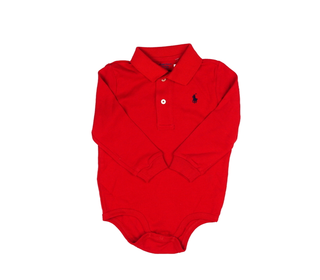 Červené body s límečkem Ralph Lauren 