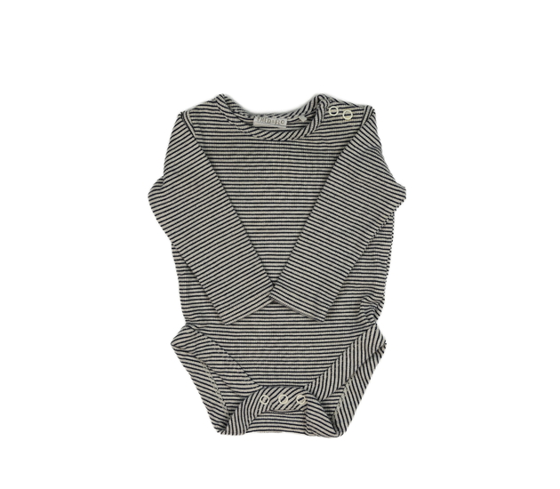 Krémovo-modré pruhované body F&F