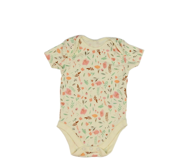 Krémové body s květinami George