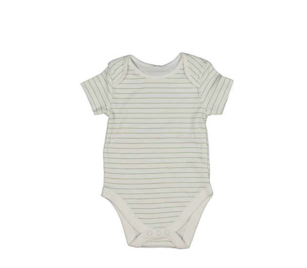 Krémové body se  zelenými pruhy George