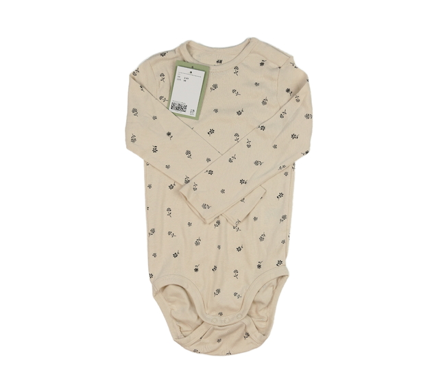 Nové hnědé body s květinami H&M