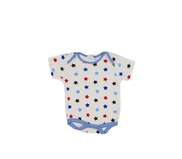 Bílé body s hvězdami