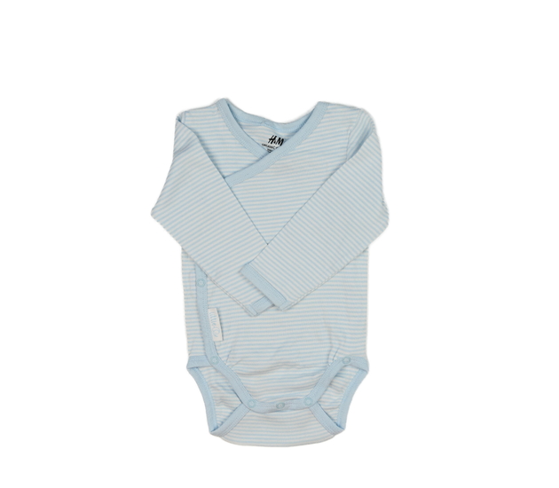 Modro-bílé pruhované body H&M