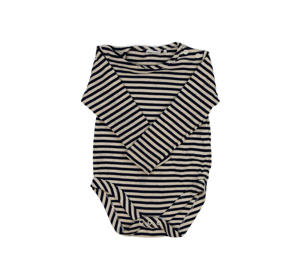 Krémovo-modré pruhované body F&F