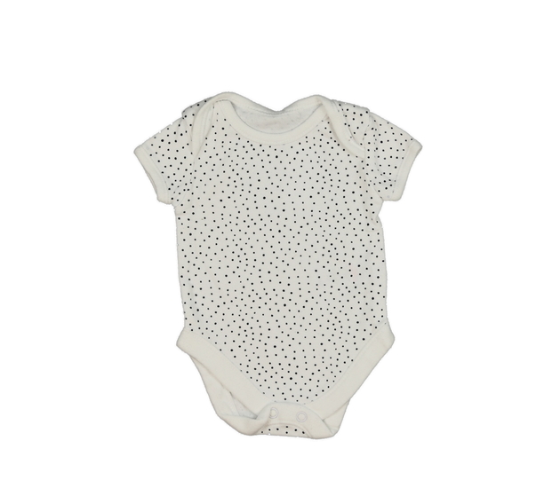 Bílé body s puntíky George