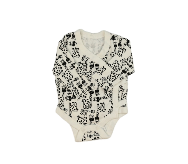 Bílé body se žirafami vel. 2,5-3,4 kg