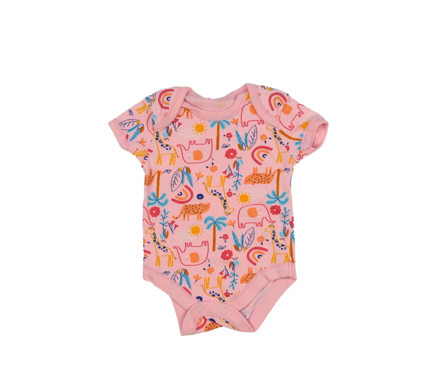 Růžové body se zvířátky 