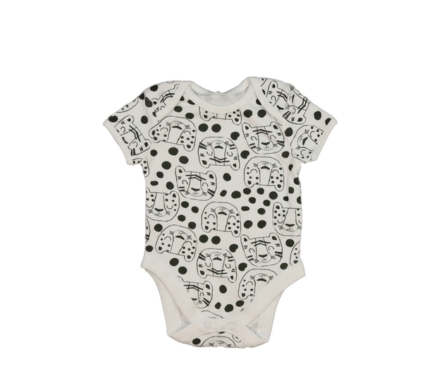 Bílé roztomilé body se zvířátkem George