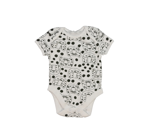 Bílé roztomilé body se zvířátkem George