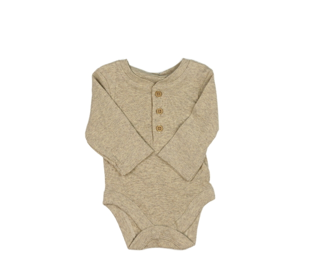 Hnědé melírované žebrované body George