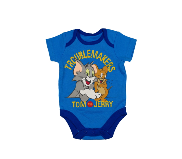 Modré body Tom a Jerry Mothercare
