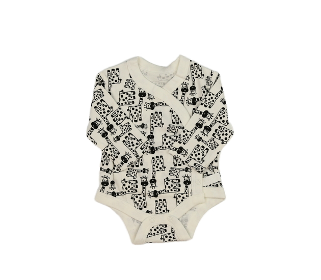 Bílé body s žirafami vel. 2,5-3,4 kg