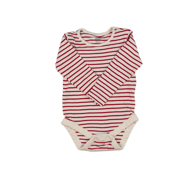 Bílé body s červenými pruhy F&F