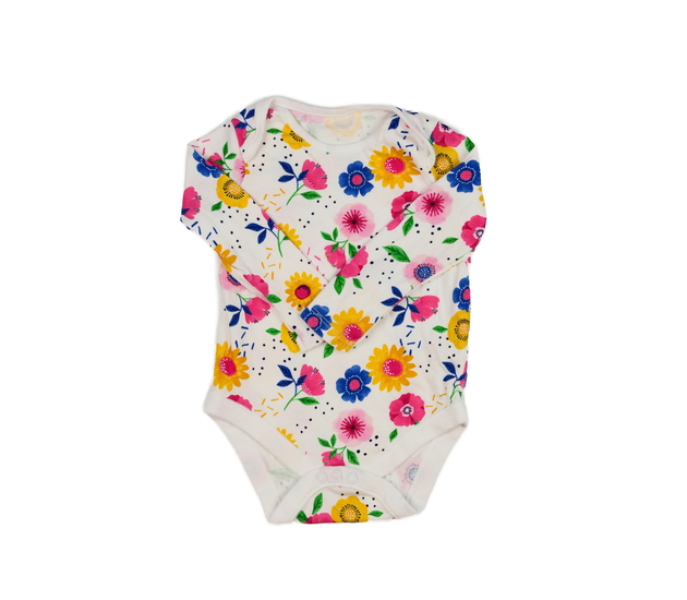 Bílé květinové body F&F