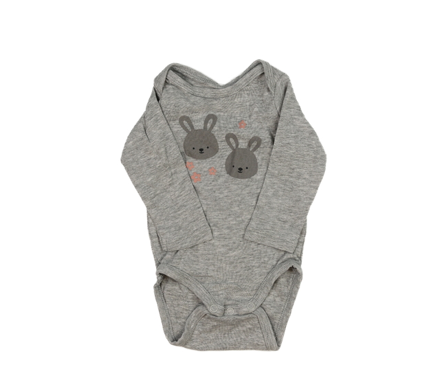 Šedé melírované body se zajíčky H&M