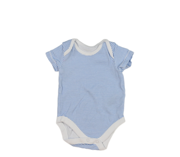 Modro-bílé pruhované body Nutmeg