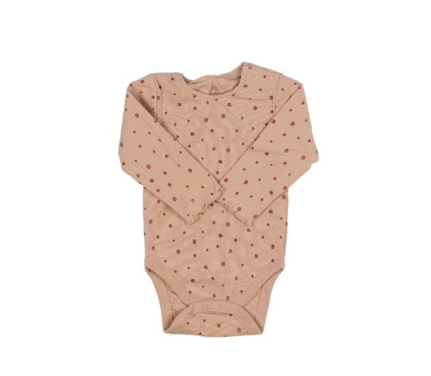 Růžové body s puntíky Next