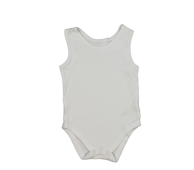 Bílé tílkové body Nutmeg