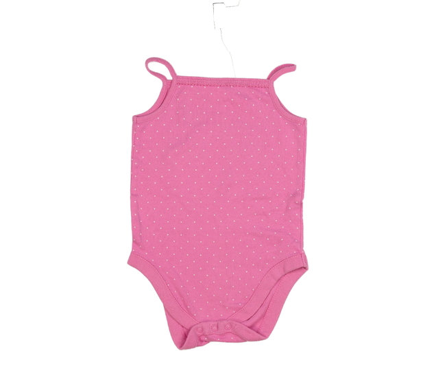 Růžové tílkové body s puntíky F&F