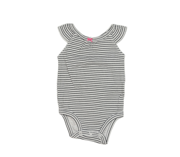 Bílé body s tmavými srdíčky Carter´s 