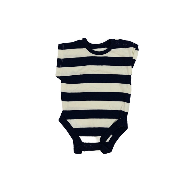 Modro-bílé pruhované body George