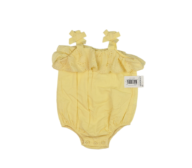 Nové žluté body s krajkou 