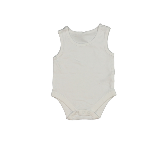 Bílé tílkové body Nutmeg 