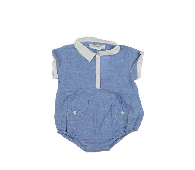 Modré košilové body 