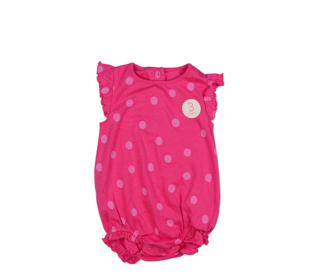 Růžové body s kolečky a volánky Next