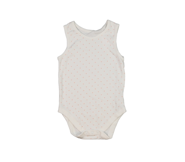 Krémové tílkové body se srdíčky George